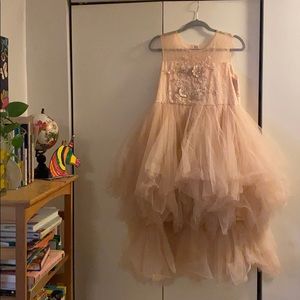 Vintage Hi-low girls dress